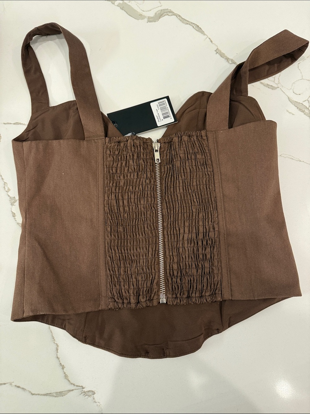 Revolve Brown Pants & Corset Set - Picture 6 of 7